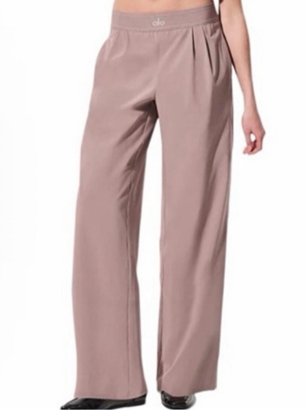 NWT ALO YOGA Suite Up Trouser Regular Taupe